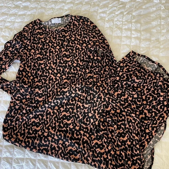 ASOS Design leopard knit ruffle maxi dress - Picture 1 of 10